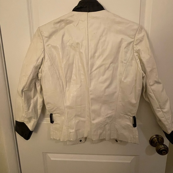 Vintage 80’s leather jacket - Picture 2 of 7